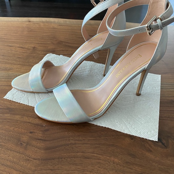Enzo Angiolini Stiletto Open Toe/ Ankle Strap Sandals - Picture 2 of 5